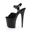 Pleaser - FLAMINGO808N Ankle strap sandal, Pole dance shoes - Pole dance shoes - Black Product image